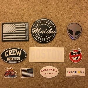 Brandy Melville Sticker Pack (& FREE jewelry bag)